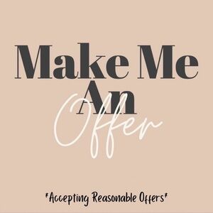 Make me an offer! Accepting offers 😊